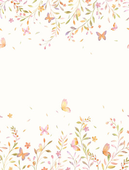 Vliesová obrazová tapeta na stenu, kvety, CW6126-1, Cute Walls, Decoprint