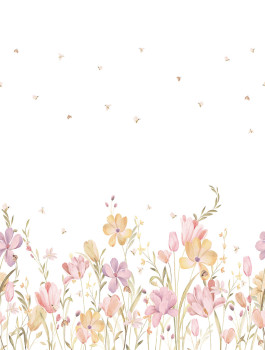 Vliesová obrazová tapeta na stenu, kvety, CW6129-1, Cute Walls, Decoprint