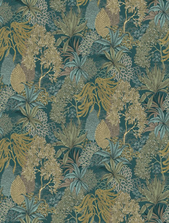 Vliesová obrazová tapeta na stenu, zelená, listy, FW4003-1, Feature Walls, Decoprint