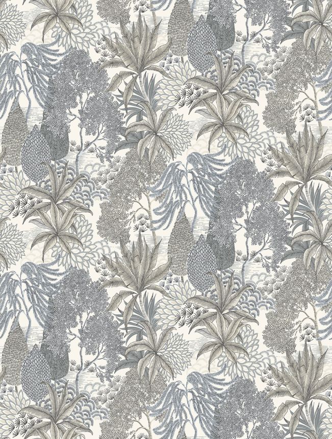 Vliesová obrazová tapeta na stenu, sivá, listy, FW4003-2, Feature Walls, Decoprint