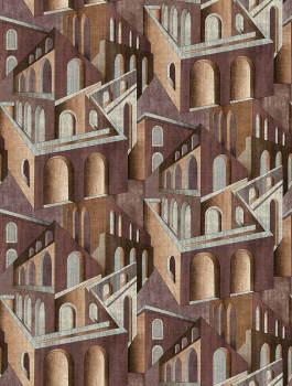 Grafická vliesová obrazová tapeta na stenu, vínová, FW4013-9, Feature Walls, Decoprint