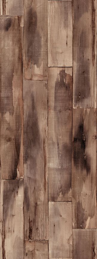 Vliesová obrazová tapeta na stenu, hnedá, drevo, FW4051-7, Feature Walls, Decoprint