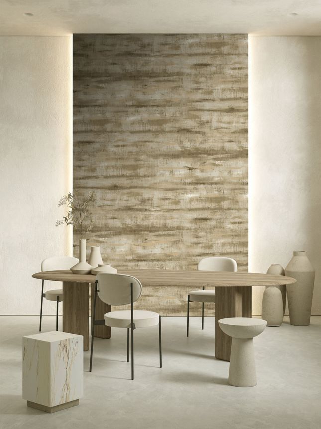 Vliesová obrazová tapeta na stenu, hnedo-béžová, maľba, FW4053-8, Feature Walls, Decoprint