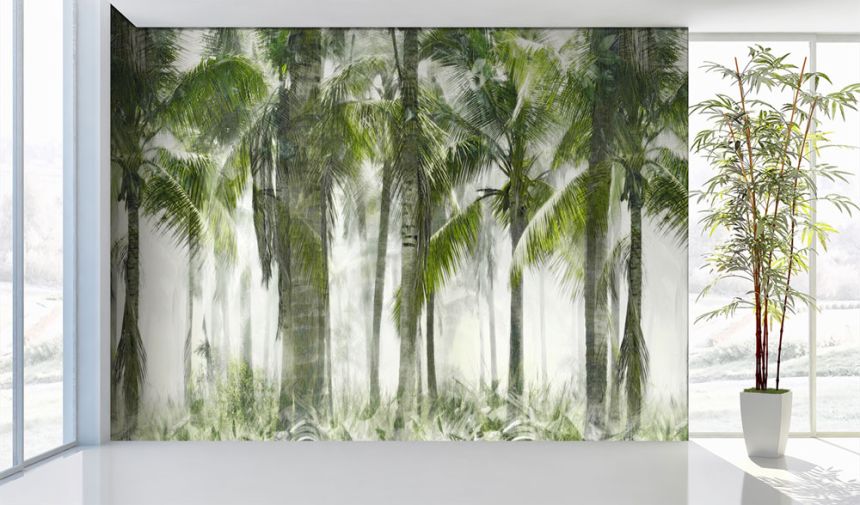 Vliesová obrazová tapeta na stenu, zelená, palmy, FW4054-1, Feature Walls, Decoprint