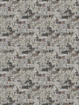 Vliesová obrazová tapeta na stenu, sivá, tehly, FW4056-2, Feature Walls, Decoprint