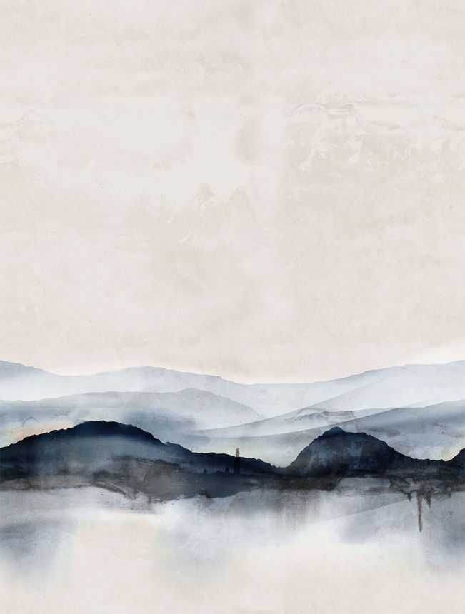 Vliesová obrazová tapeta na stenu, modrá, horizont, FW4063-2, Feature Walls, Decoprint
