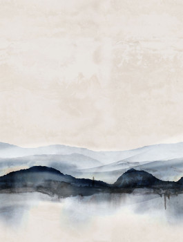 Vliesová obrazová tapeta na stenu, modrá, horizont, FW4063-2, Feature Walls, Decoprint