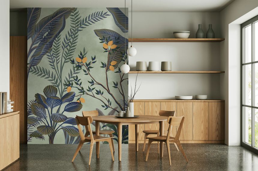 Vliesová fototapeta na stenu, zelená, listy, FW4066-13, Feature Walls, Decoprint