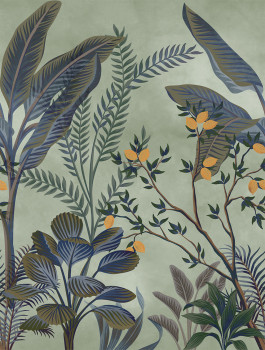 Vliesová fototapeta na stenu, zelená, listy, FW4066-13, Feature Walls, Decoprint