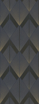 Geometrická vliesová obrazová tapeta na stenu, modrá, FW4035-1, Feature Walls, Decoprint