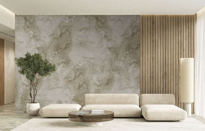 Vliesová obrazová tapeta na stenu, béžová, betón, FW4047-6, Feature Walls, Decoprint