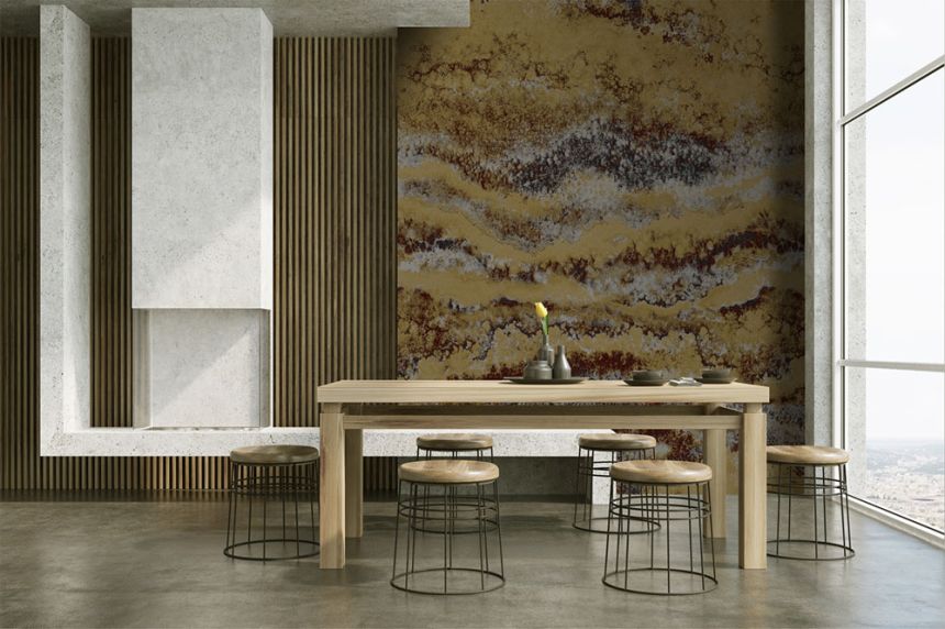 Vliesová obrazová tapeta na stenu, hnedá, kameň, FW4049-1, Feature Walls, Decoprint