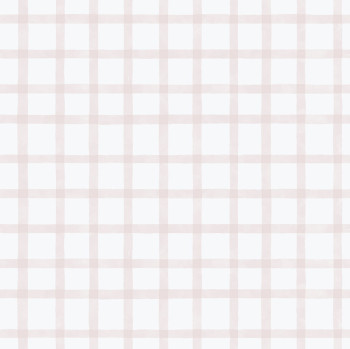 Geometrická vliesová tapeta na stenu, ružová, káro, 290-1, Enzo,  ICH Wallcoverings