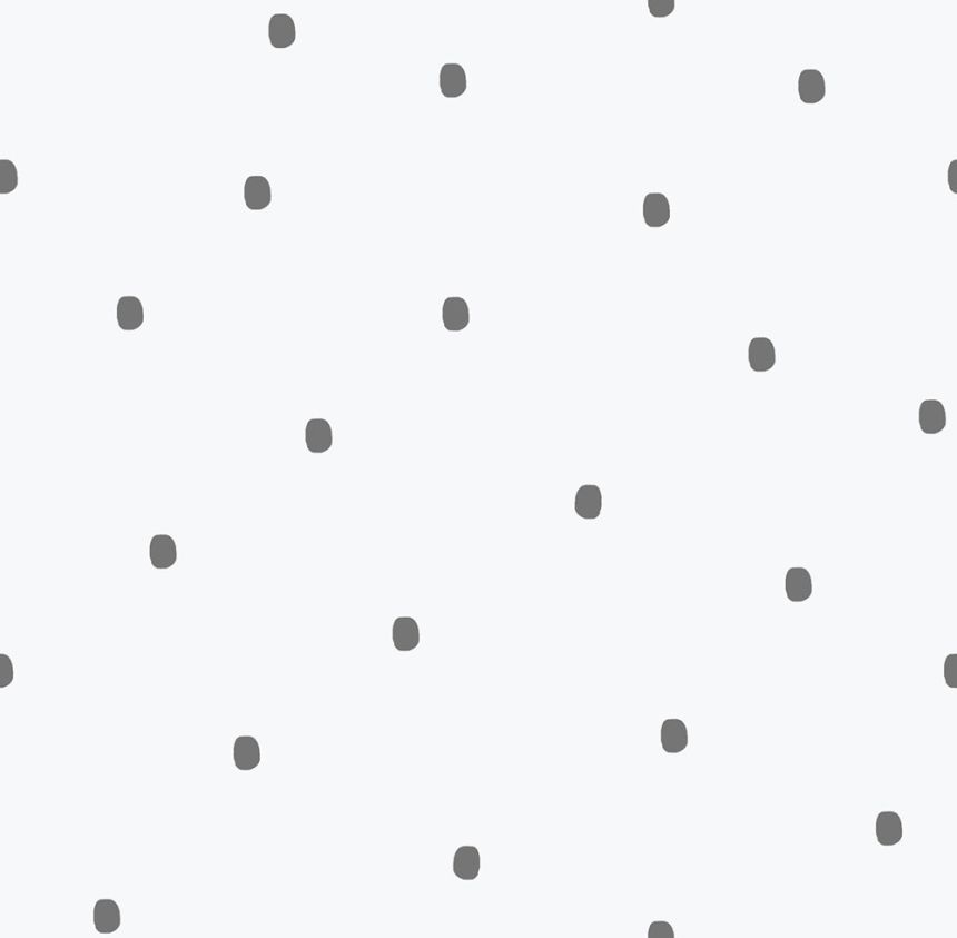Vliesová tapeta na zeď, bielo-čierna, bodky, fliačky, 291-4, Enzo,  ICH Wallcoverings