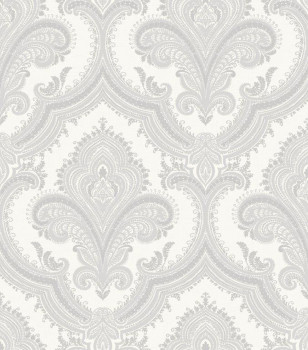 Luxusná vliesová zámocká tapeta na stenu, bielo-sivá, 519921 Best Sellers Id Design