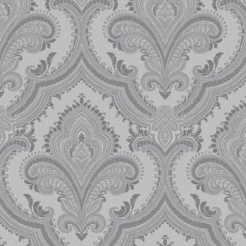 Luxusná vliesová zámocká tapeta na stenu, sivo-strieborná, 520316, Best Sellers, Design ID