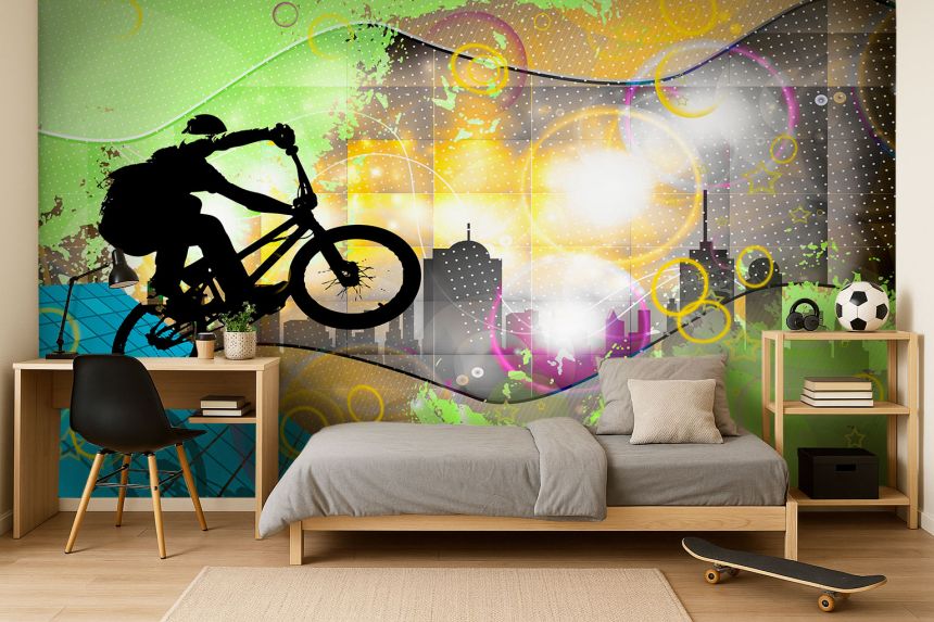 Vliesová fototapeta na stenu na mieru, Cyklista BMX, 10148, Vavex