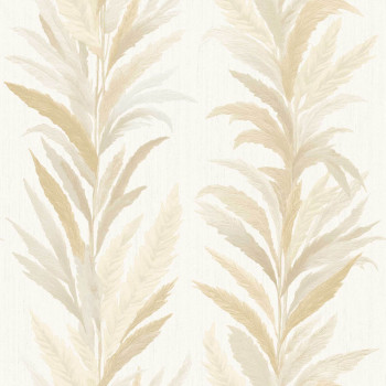 Tapeta, krémovo-béžová, listy, 35902, Ornamenta, Parato by Cristiana Masi