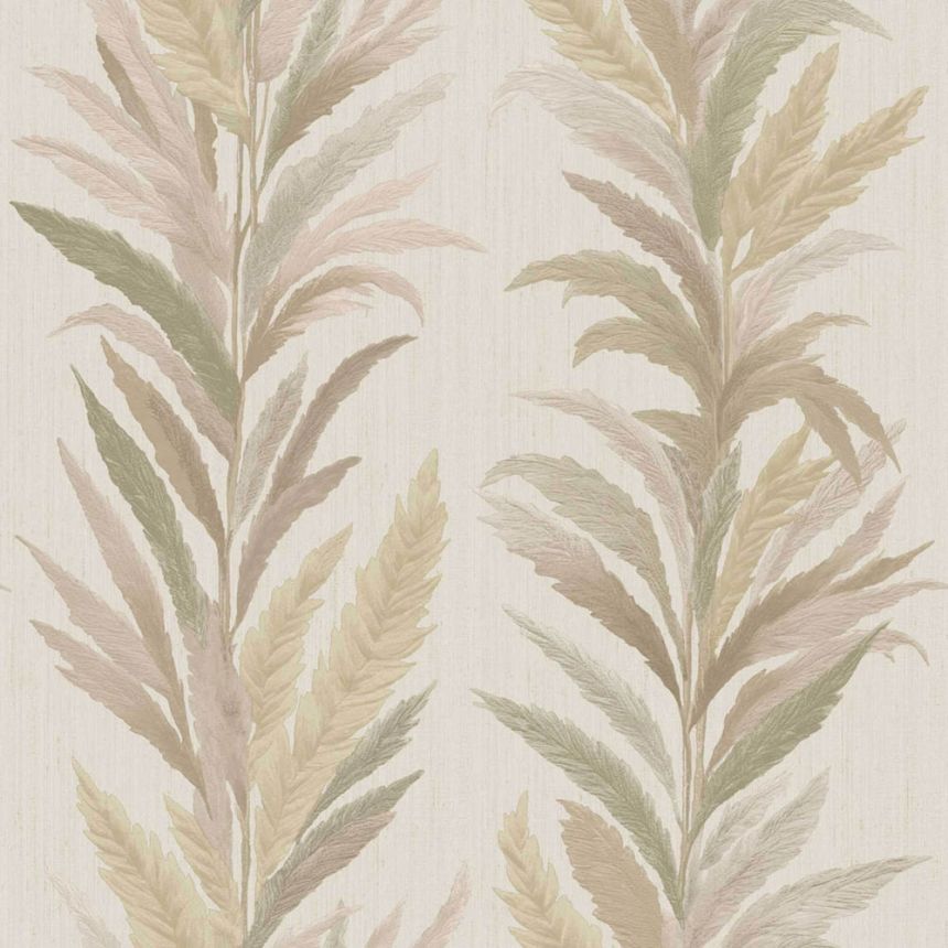 Tapeta, béžovo-zelená, listy, 35907, Ornamenta, Parato by Cristiana Masi