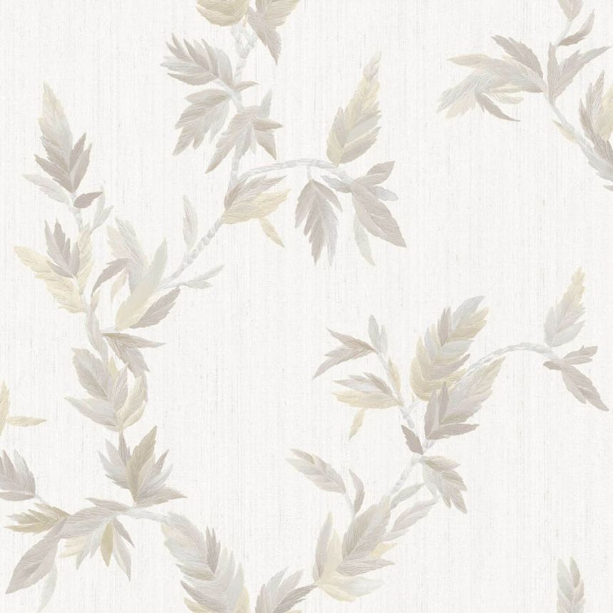 Tapeta, krémová, listy, 35911, Ornamenta, Parato by Cristiana Masi