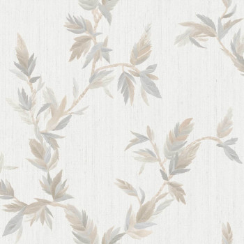 Tapeta, krémová, listy, 35913, Ornamenta, Parato by Cristiana Masi