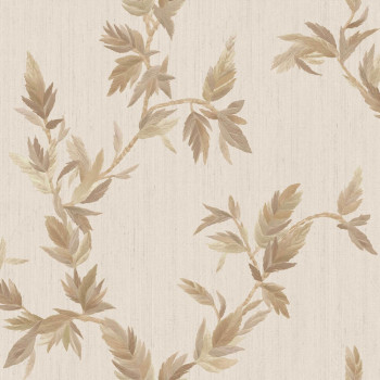 Tapeta, béžová, listy, 35914, Ornamenta, Parato by Cristiana Masi