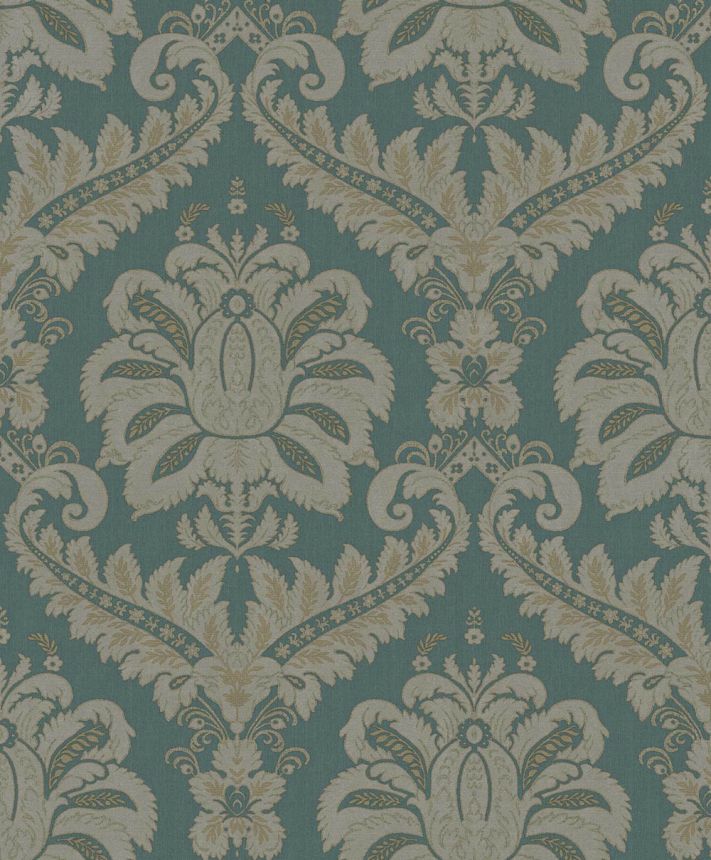 Tapeta, zelená, zámecká, 35925, Ornamenta, Parato by Cristiana Masi