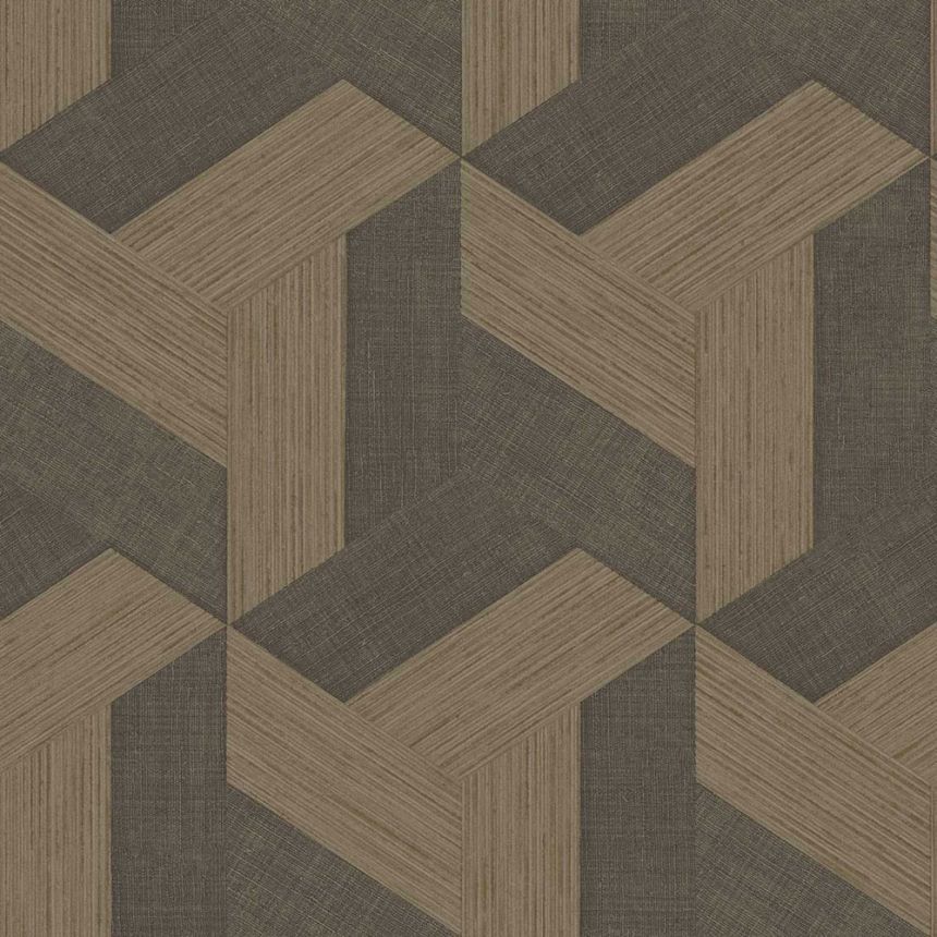 Vliesová tapeta na stenu, geometrická, hnedá, 27509, Sintesi, Cristiana Masi by Parato
