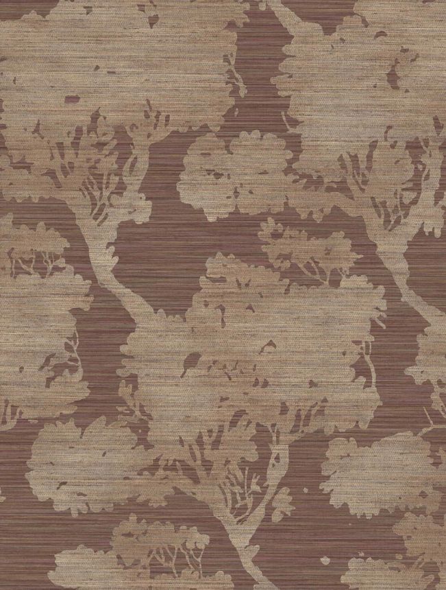 Tapeta, hnedo-fialová, stromy, 35958, Ornamenta, Parato by Cristiana Masi