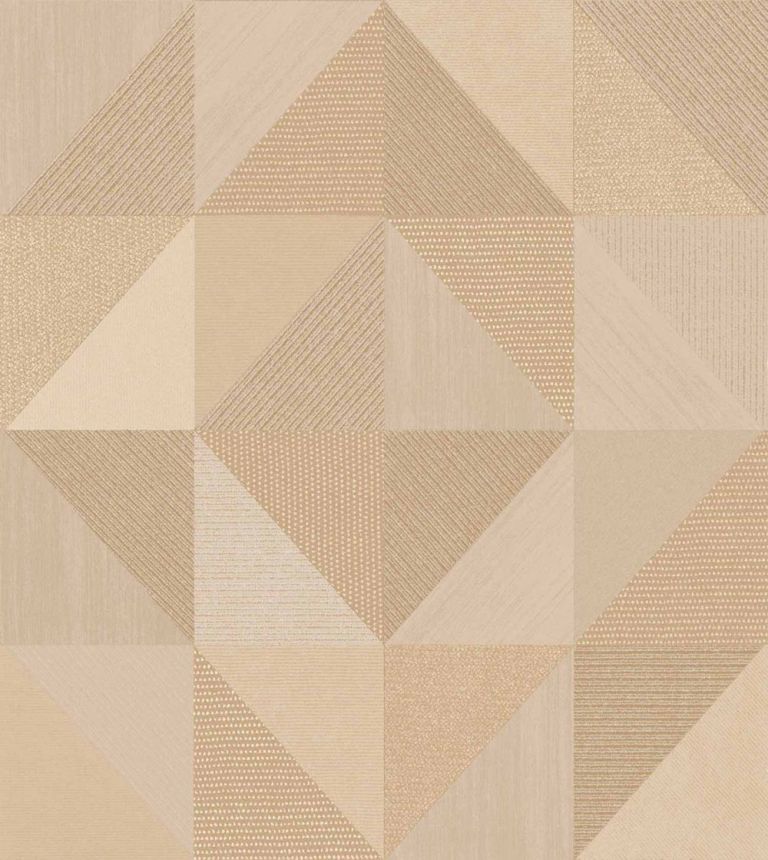 Geometrická tapeta, hnedo-béžová, 32413, Vitalis, Parato by Cristiana Masi