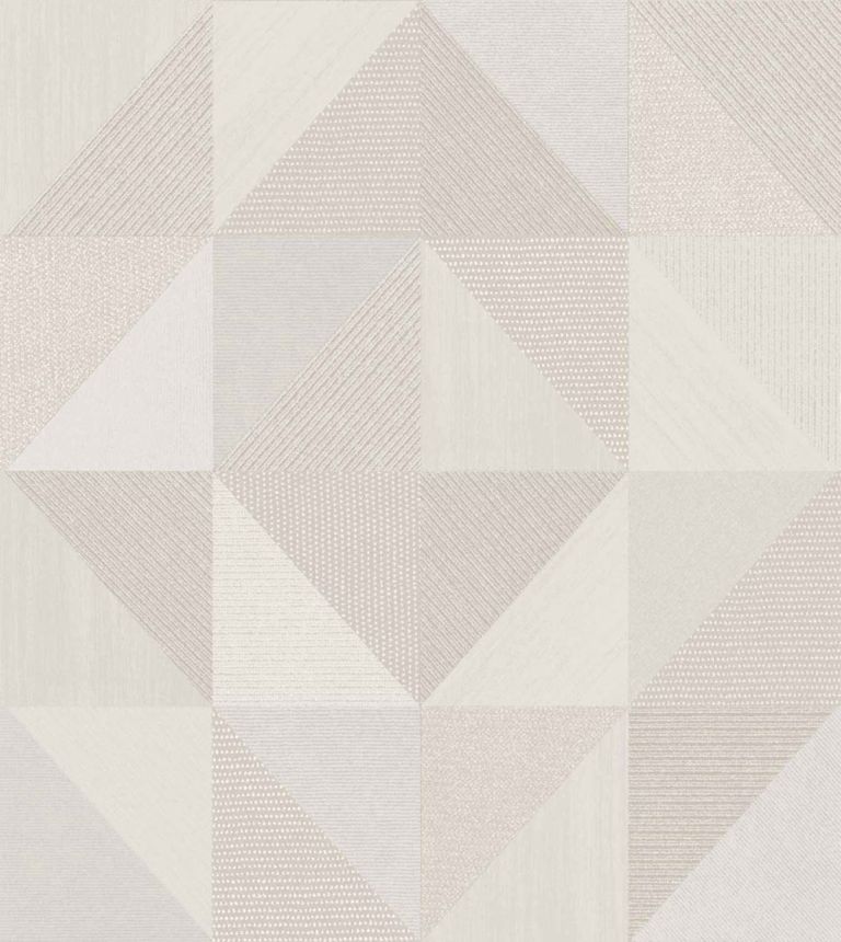 Geometrická tapeta, sivo-béžová, 32416, Vitalis, Parato by Cristiana Masi