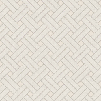 Geometrická tapeta, sivo-krémová, 32420, Vitalis, Parato by Cristiana Masi