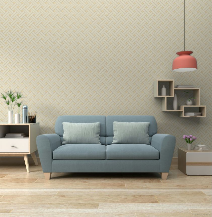 Geometrická tapeta, béžová, 32422, Vitalis, Parato by Cristiana Masi