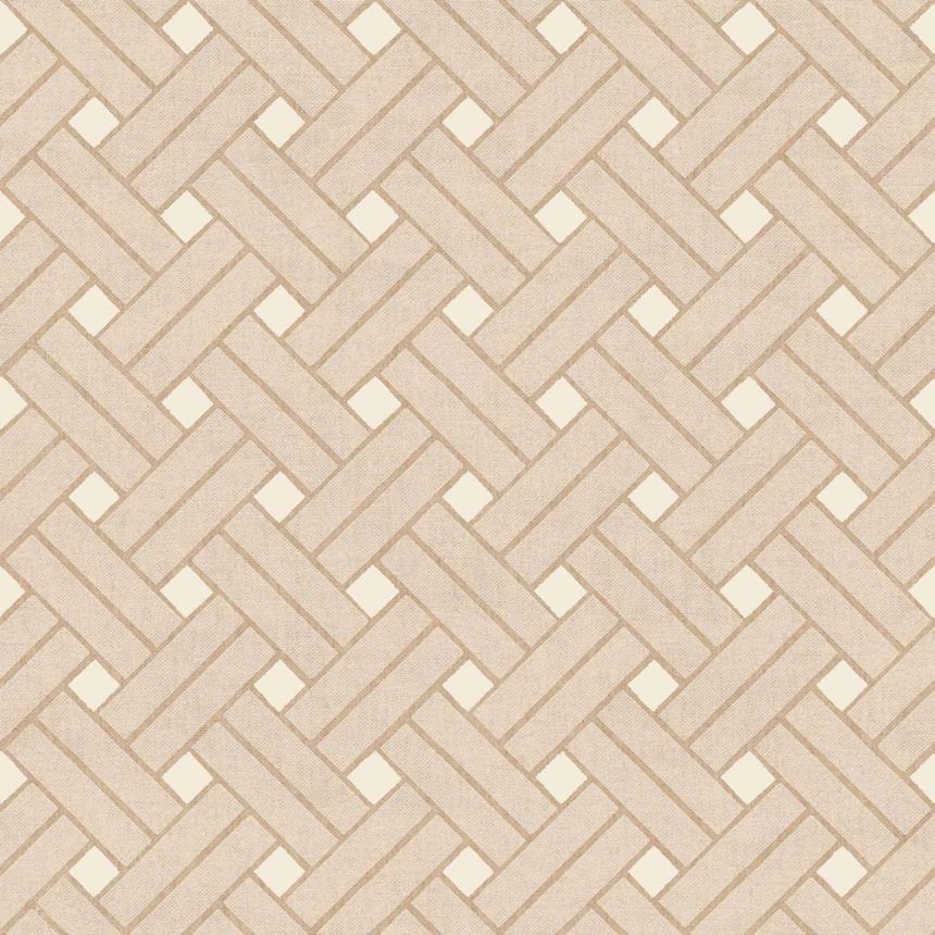 Geometrická tapeta, hnedo-béžová, 32423, Vitalis, Parato by Cristiana Masi