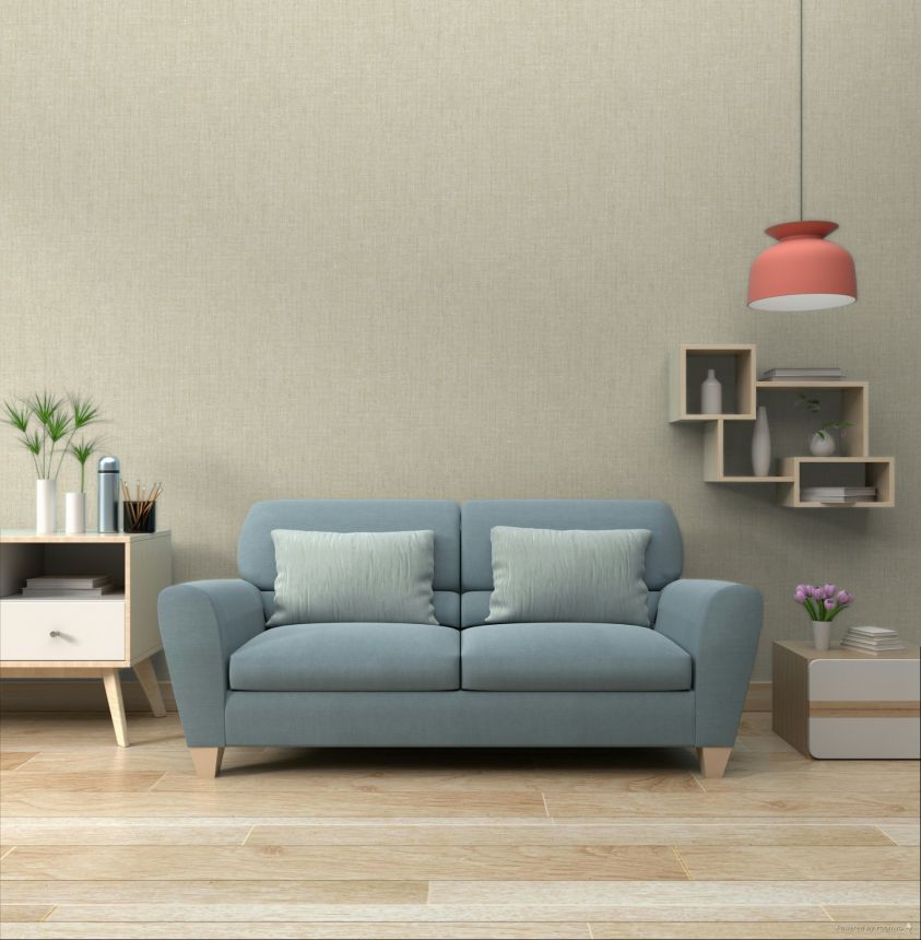Tapeta, zlato-béžová, imitácia látky, 32462, Vitalis, Parato by Cristiana Masi