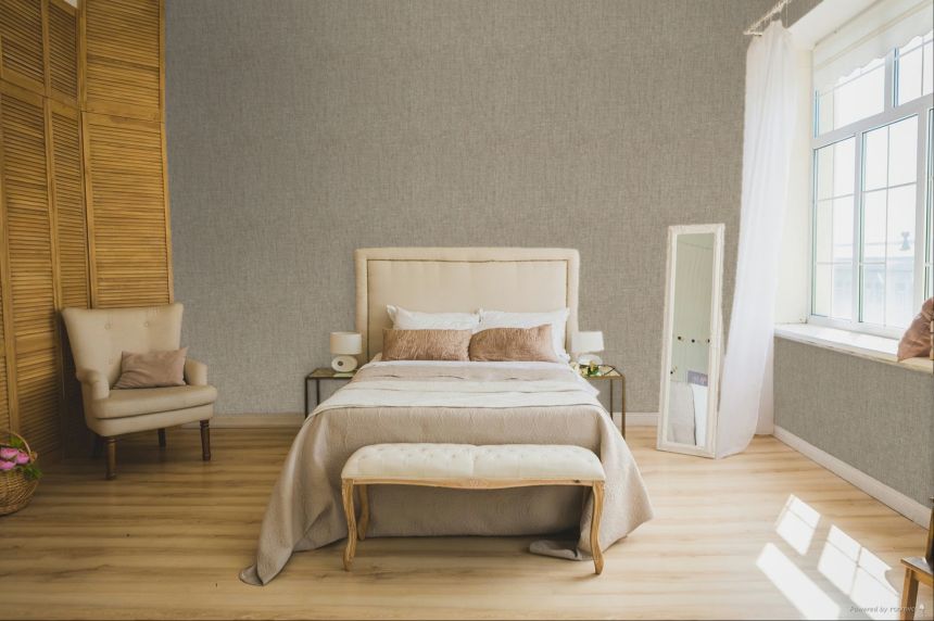 Tapeta, sivo-béžová, imitácia látky, 32469, Vitalis, Parato by Cristiana Masi