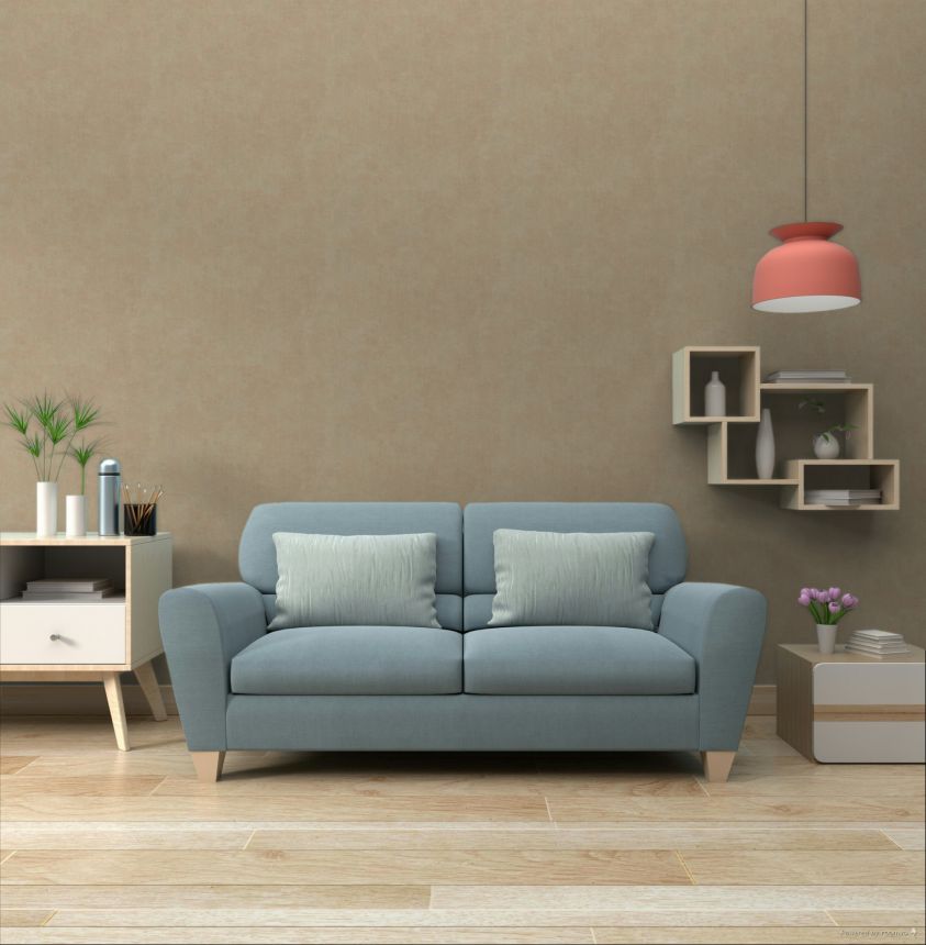 Tapeta, hnedá, imitácia látky, 32483, Vitalis, Parato by Cristiana Masi