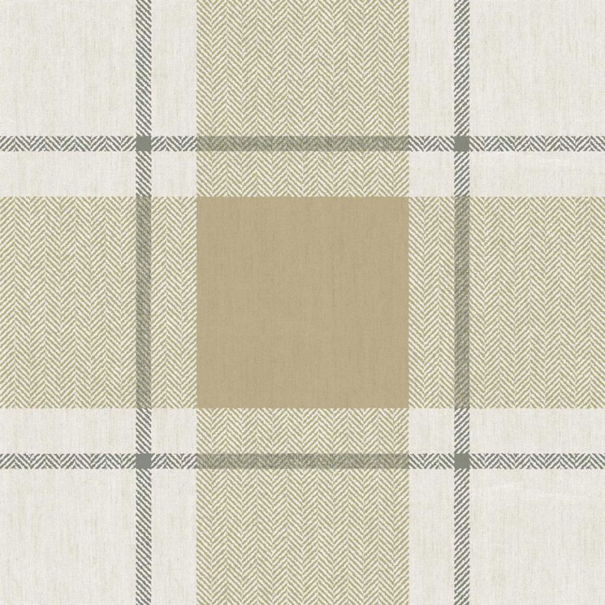 Tapeta, zeleno-béžová, imitácia látky, 38405, Top Stripes, Parato by Cristiana Masi