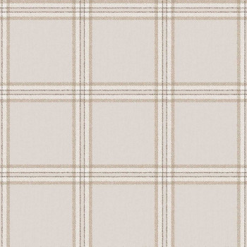 Tapeta, sivo-béžová, imitácia látky, 38411, Top Stripes, Parato by Cristiana Masi