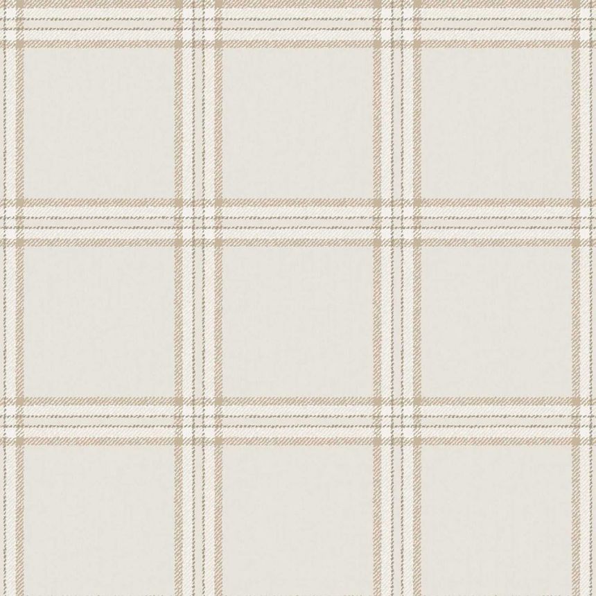 Tapeta, sivo-béžová, imitácia látky, 38412, Top Stripes, Parato by Cristiana Masi