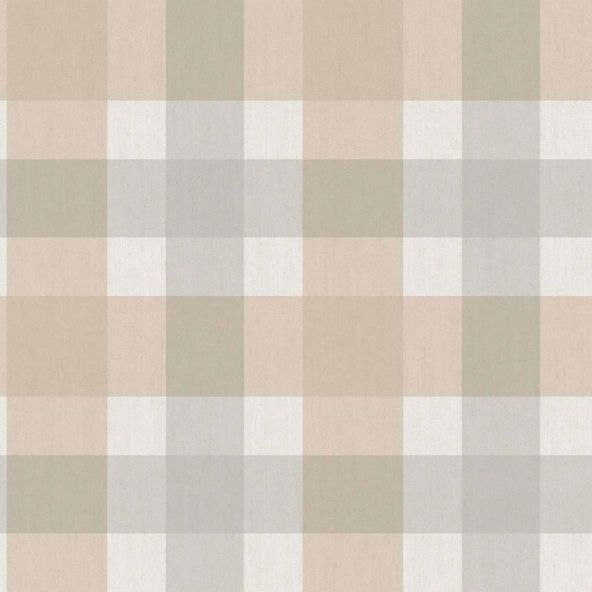 Tapeta, béžovo-modrá, imitácia látky, 38423, Top Stripes, Parato by Cristiana Masi