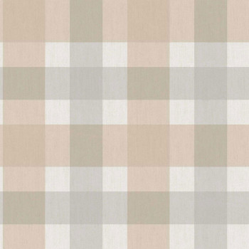 Tapeta, béžovo-modrá, imitácia látky, 38423, Top Stripes, Parato by Cristiana Masi