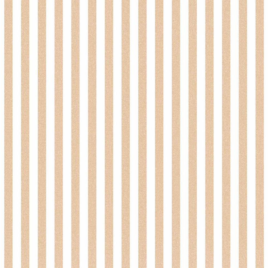 Tapeta, okrová, imitácia látky, pruhy, 38438, Top Stripes, Parato by Cristiana Masi