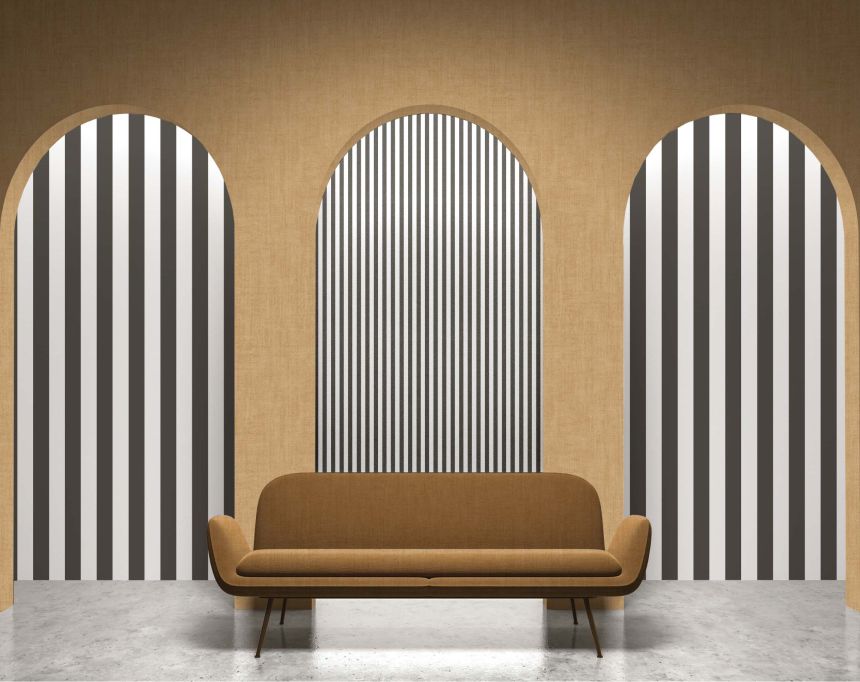 Tapeta, čierno-biela, pruhy, 38449, Top Stripes, Parato by Cristiana Masi