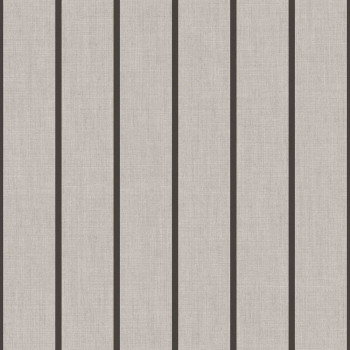 Tapeta, sivo-čierna, imitácia látky, pruhy, 38462, Top Stripes, Parato by Cristiana Masi