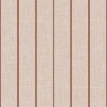 Tapeta, béžovo-hnedá, imitácia látky, pruhy, 38464, Top Stripes, Parato by Cristiana Masi