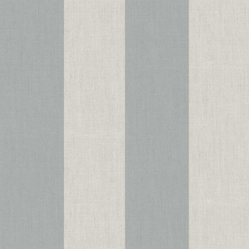 Tapeta, sivo-modrá, imitácia látky, pruhy, 38476, Top Stripes, Parato by Cristiana Masi