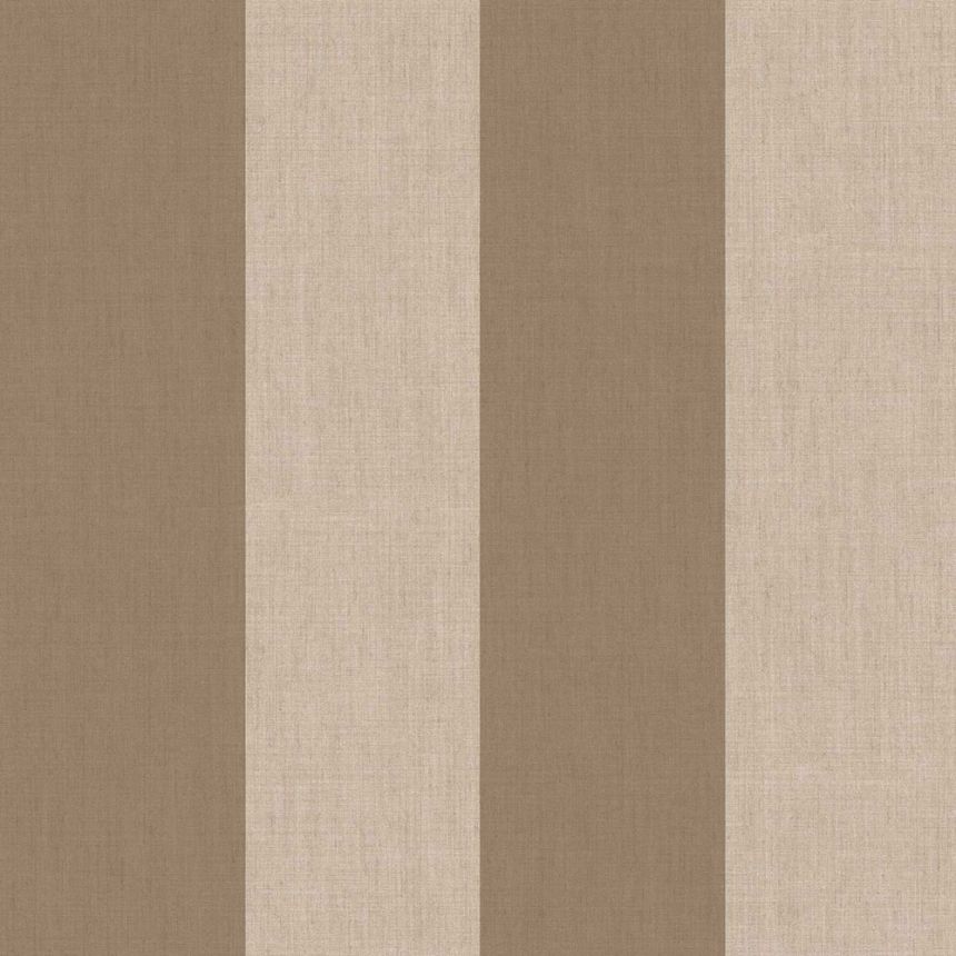 Tapeta, hnedá, imitácia látky, pruhy, 38479, Top Stripes, Parato by Cristiana Masi