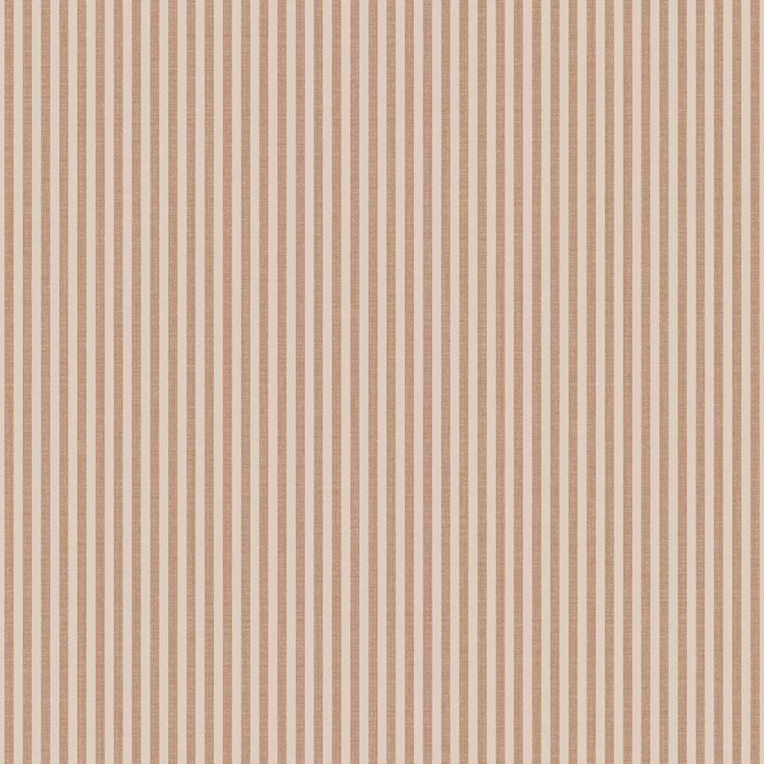Tapeta, hnedá, imitácia látky, pruhy, 38488, Top Stripes, Parato by Cristiana Masi