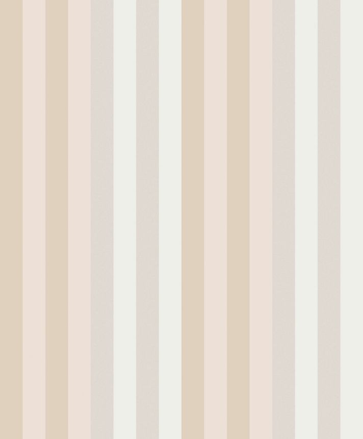 Vliesová tapeta na stenu, béžová, geometrická, pruhy, ROM501, Romance, Masureel